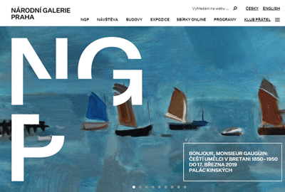 Národní galerie v Praze má responzivní web