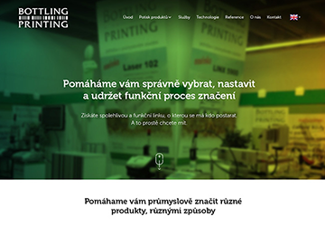 Grafika webu Bottling Printing